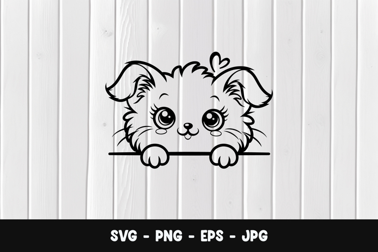 Kawaii Cat Svg Image 4