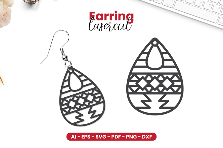 Earring LaserCut - Lasercut File