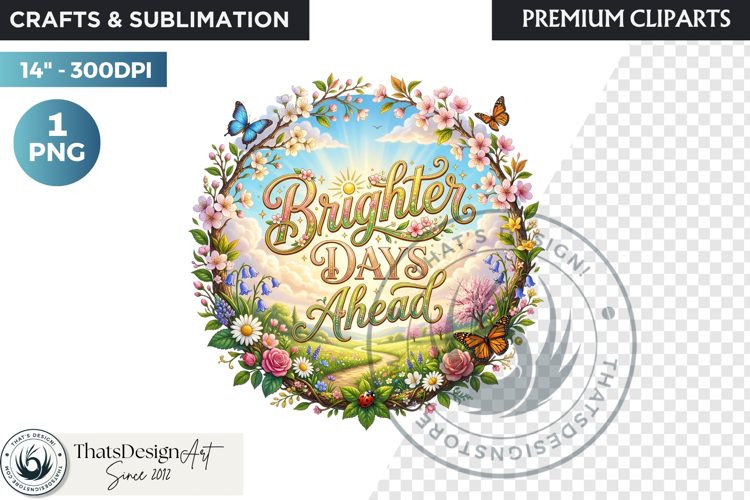 Bloom & Bright Spring Quotes for Sublimation and POD