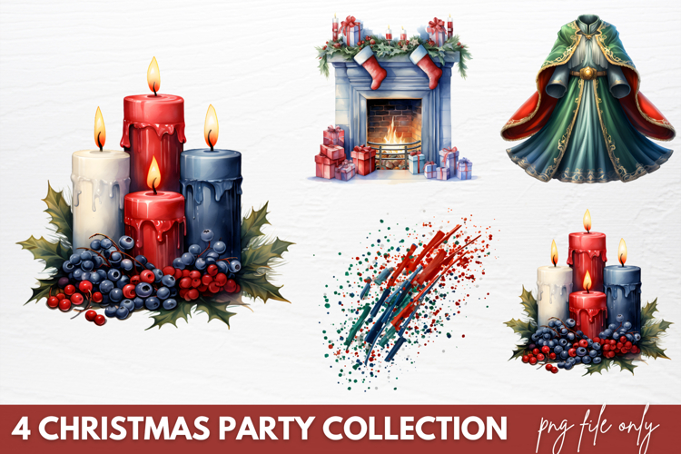 Christmas Party Clipart Image 8