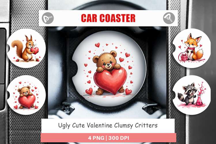 Clumsy Critters Car Coaster