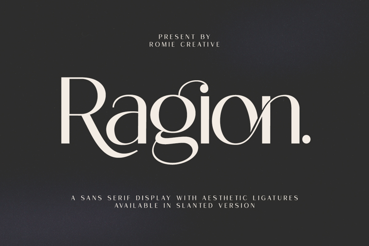 Ragion | Sans Serif Font