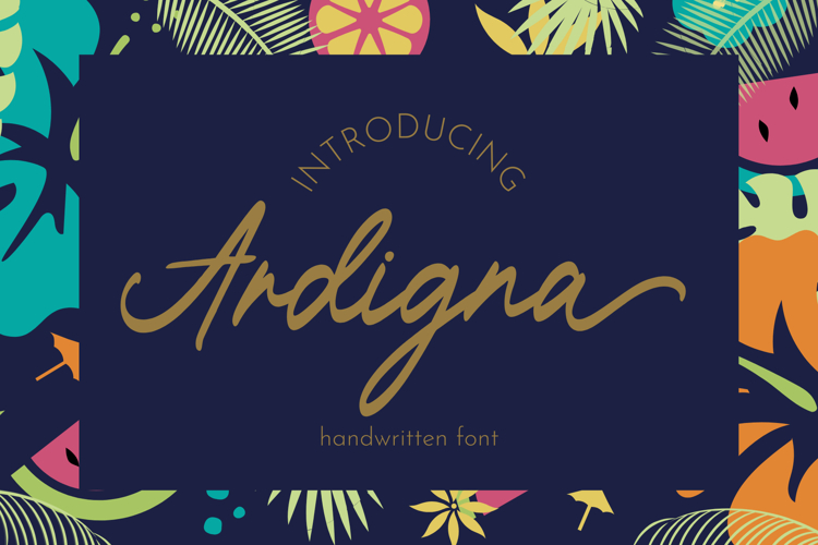Ardigna - Script Font