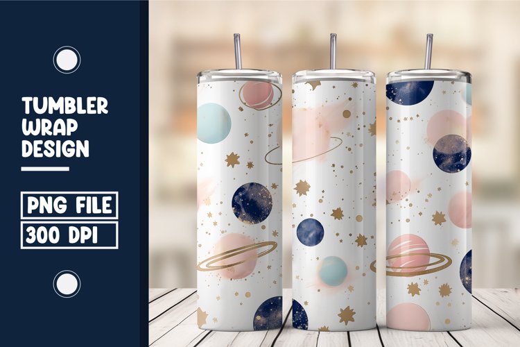 Galaxy Tumbler Wrap Design