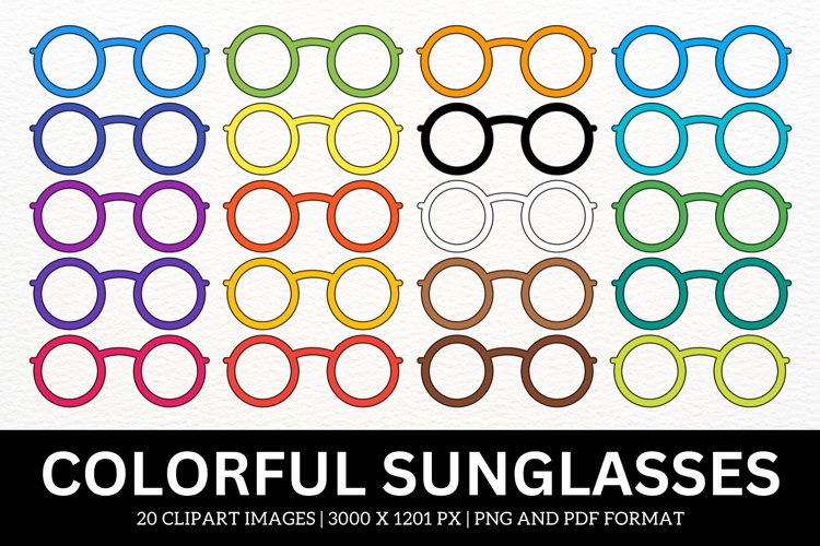 Transparent Sunglasses Cliparts example image 1