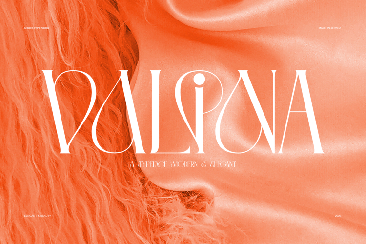 Valina Modern and Elegant Font