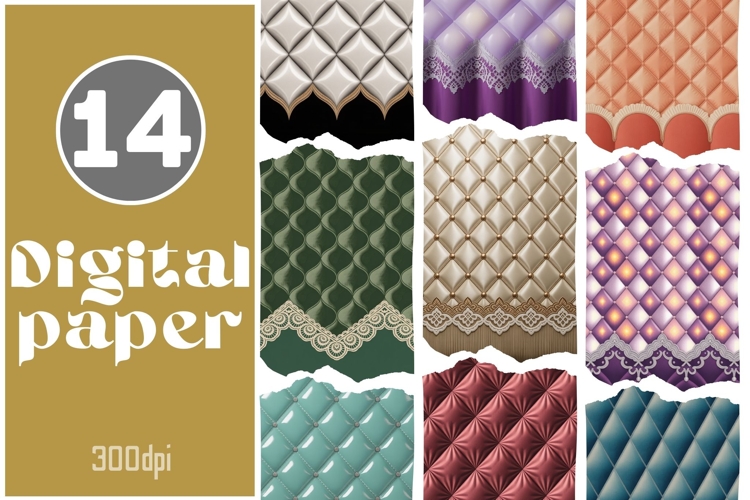 Luxury Tufted Leather Paper Pack