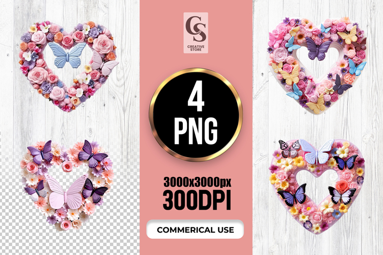 Floral Wreath Clipart Image 11