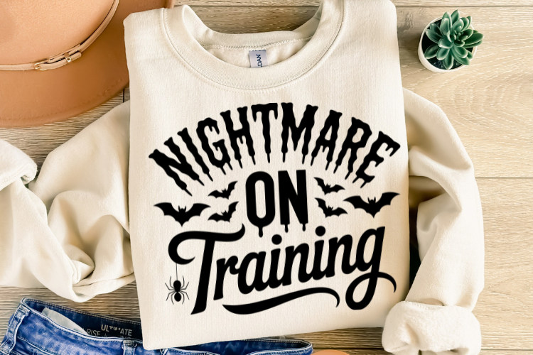 Nightmare on Training Svg | Halloween Svg | Shirt Svg