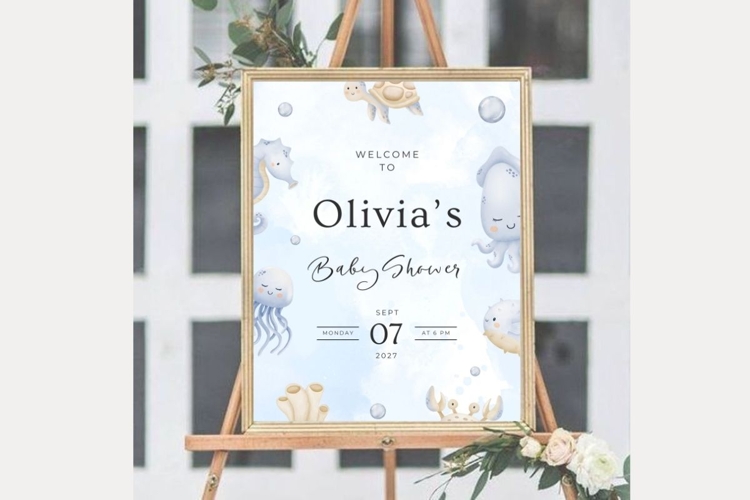 Baby Shower Welcome Template 37