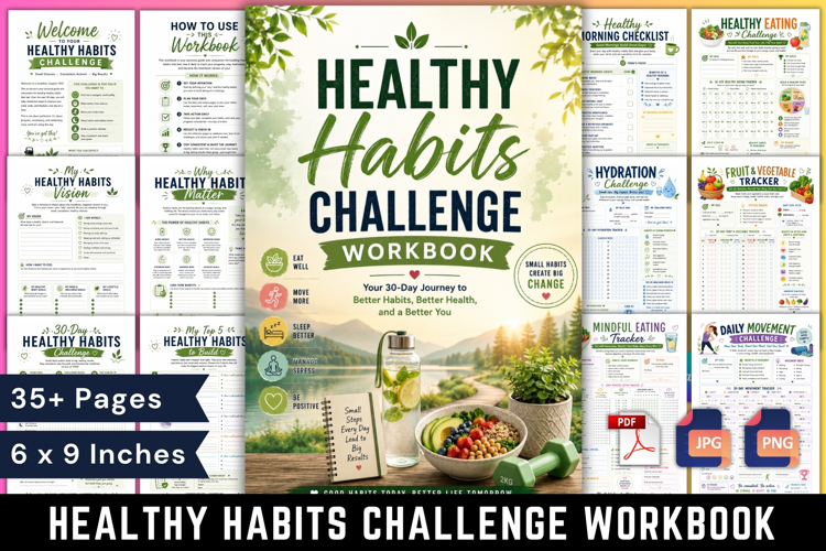 Healthy Habits Challenge Workbook