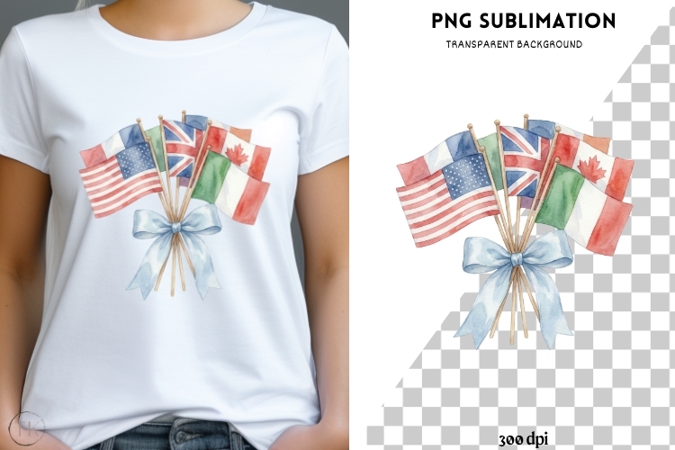 4th July png design for T-shirts