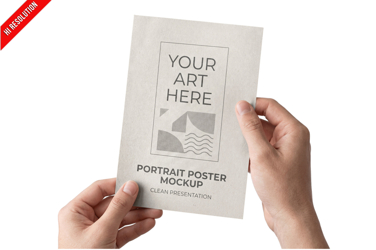 Hands Holding Portrait Poster