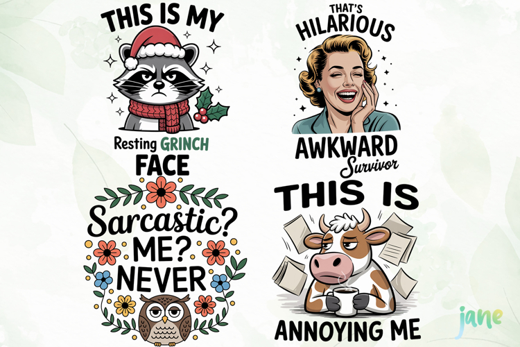 Funny Sarcastic Sublimation