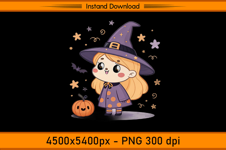 Cute Witch Clipart Image 2