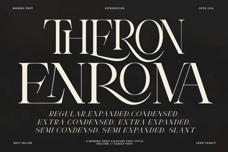Theron Enroma | 17 Font Style
