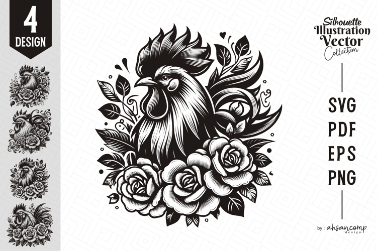 Roses Silhouette Image 18