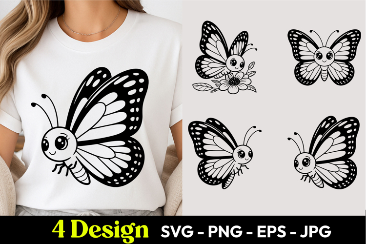Butterfly Cartoon Image 9
