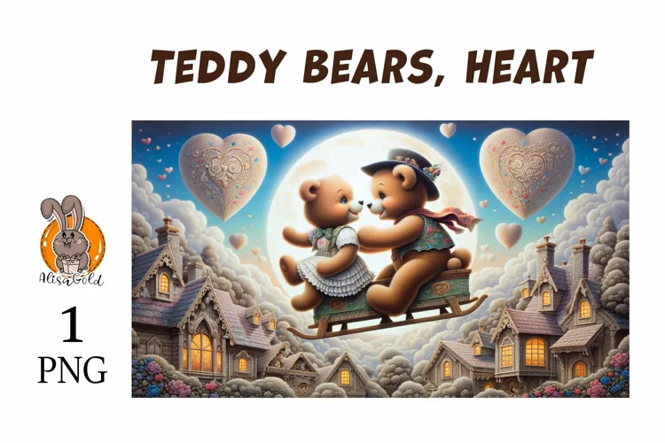 bears and a heart