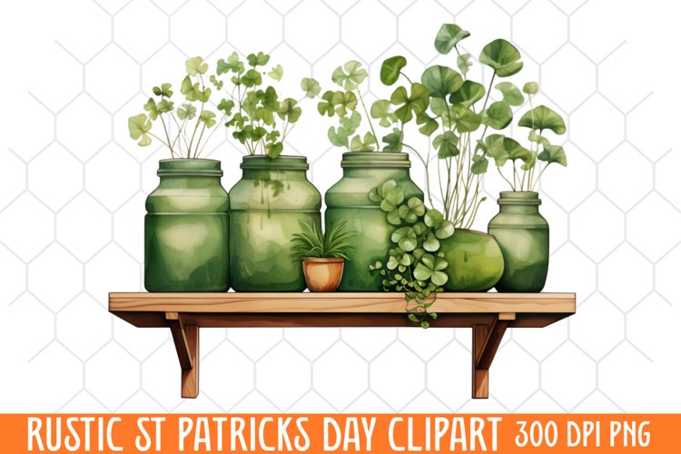 Rustic St Patricks Day Clipart, St. Patricks Day Clipart