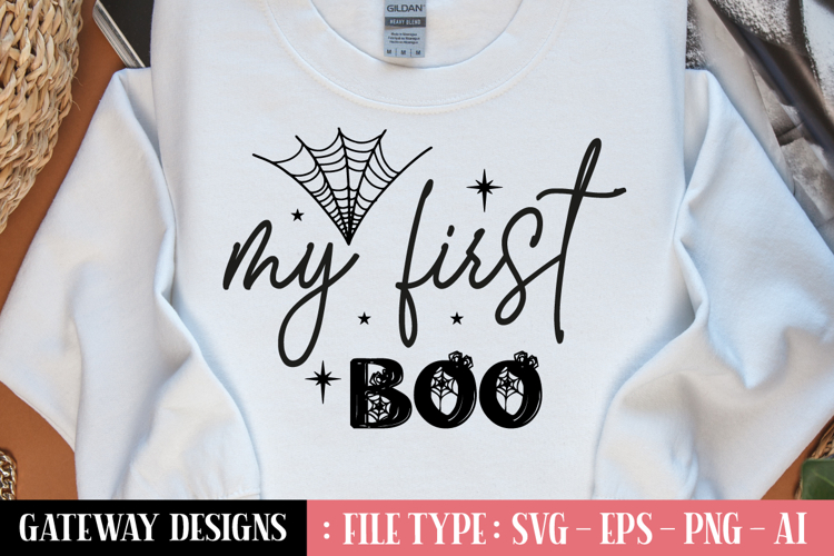 My First Boo svg design