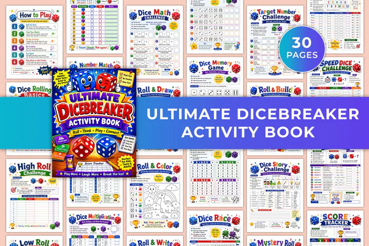 Ultimate Dicebreaker Activity Book Kdp interiors