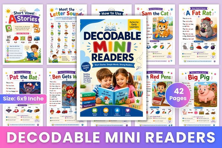 Decodable Mini Readers