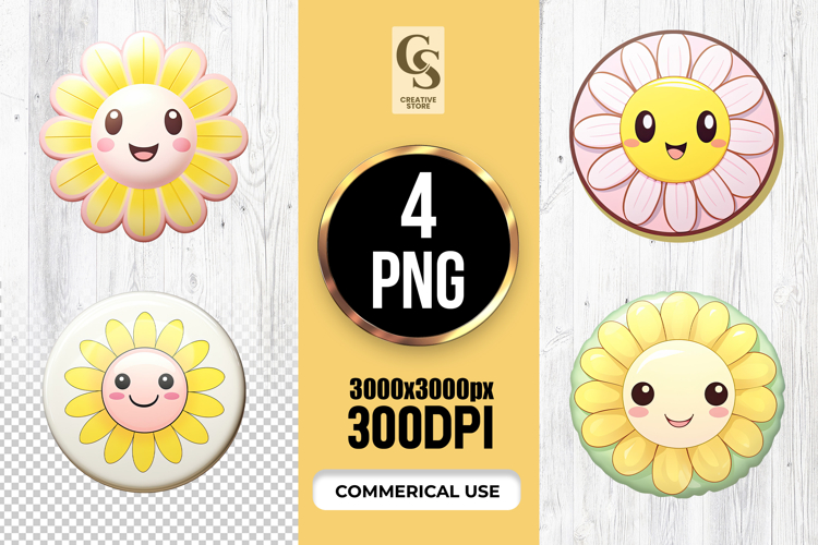 Flower daisy clipart Image 5