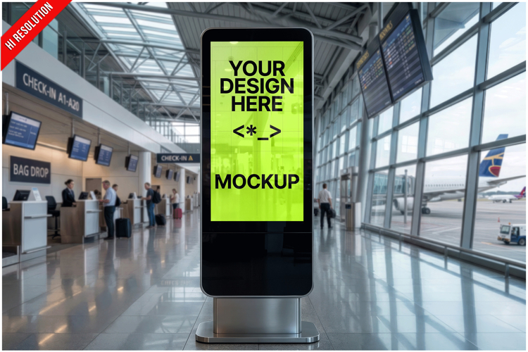 Vertical Digital Signage Totem Airpo
