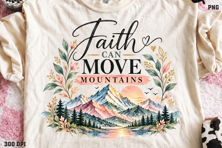 Christian Hope Shirt Design PNG, His Grace Renews My Tomorro example image 1