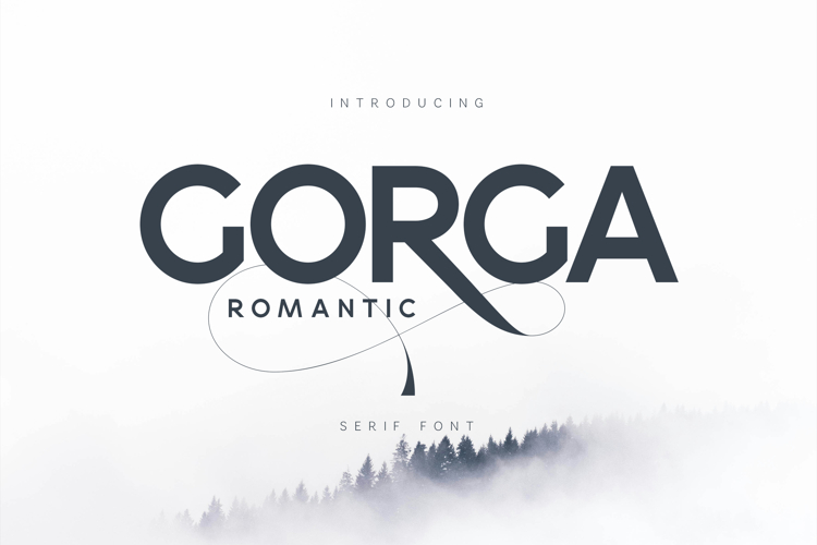 GORGA ROMANTIC Modern Sans Serif Font