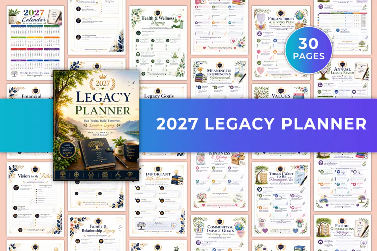 2027 Legacy Planner Kdp interiors