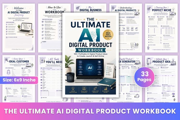 The Ultimate AI Digital Product Workbook