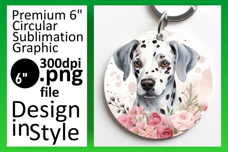 Adorable Watercolor Dog Ornament example image 1
