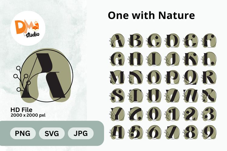 Nature Alphabet Image 2