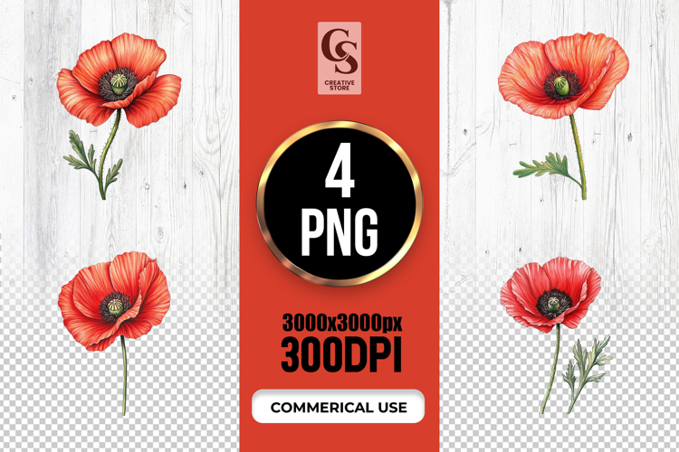 Poppy Clipart Image 2