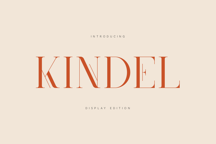 Kindel Elegant Display Serif