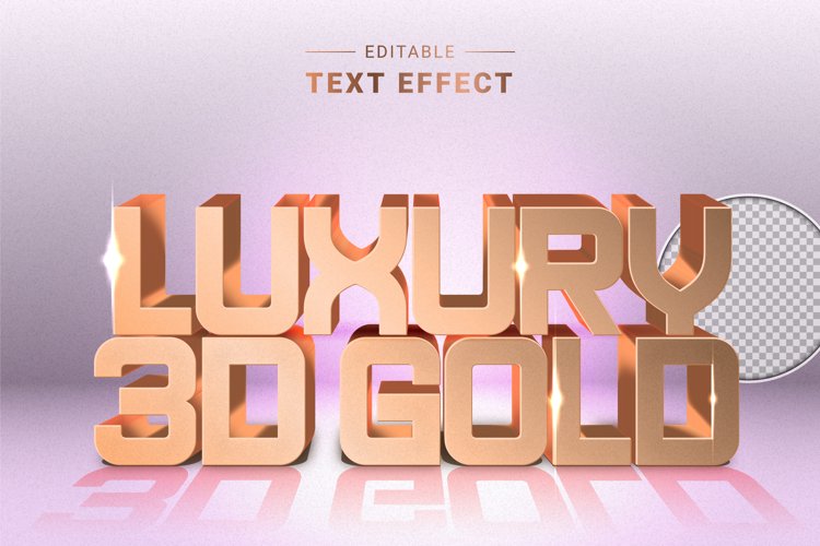 Editable Text Effect for Illustrator. Vector Graphic styles