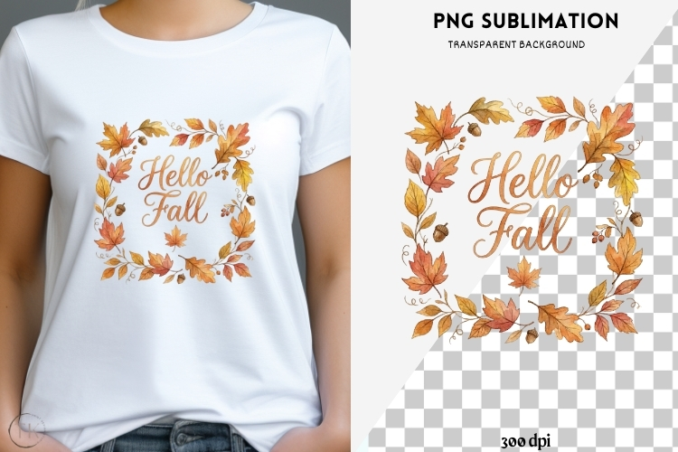 Autumn quote png design for T-shirts