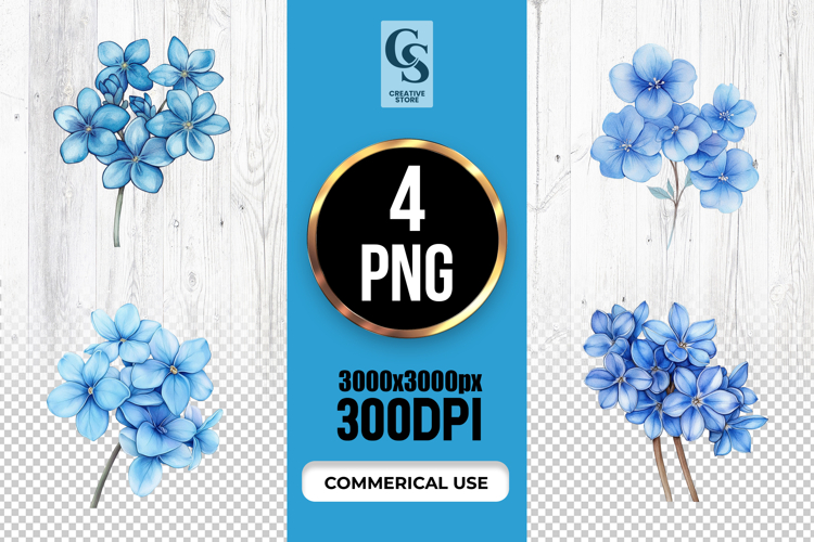 Hydrangea Clipart Image 4