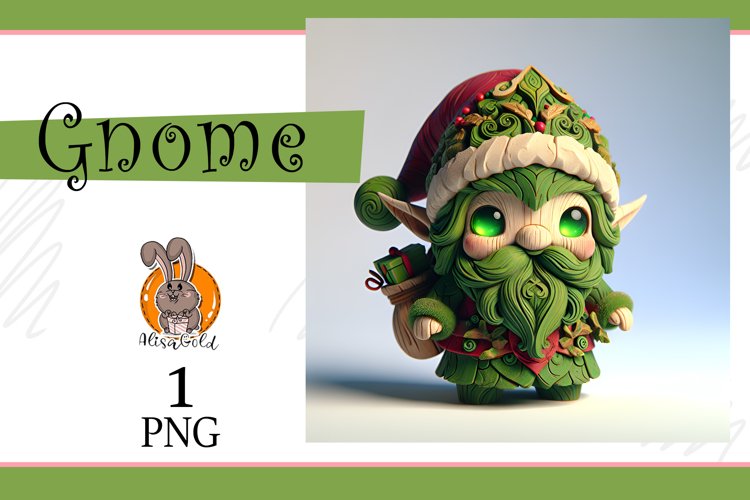 Christmas, dwarf, wooden example image 1