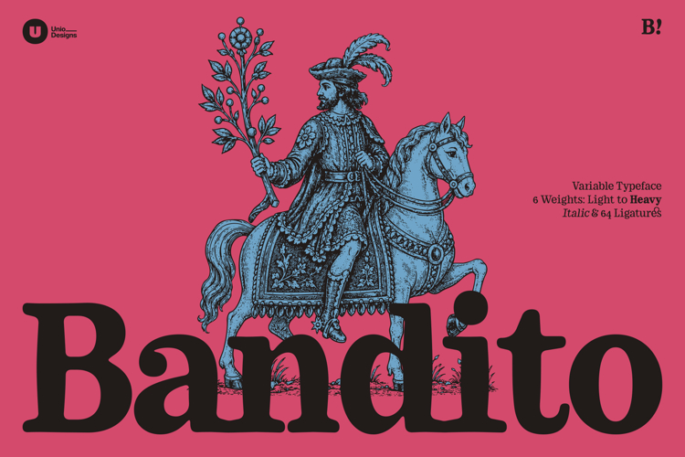 Bandito Rounded Serif Typeface