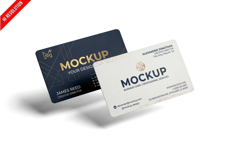 Two Horizontal Business Cards