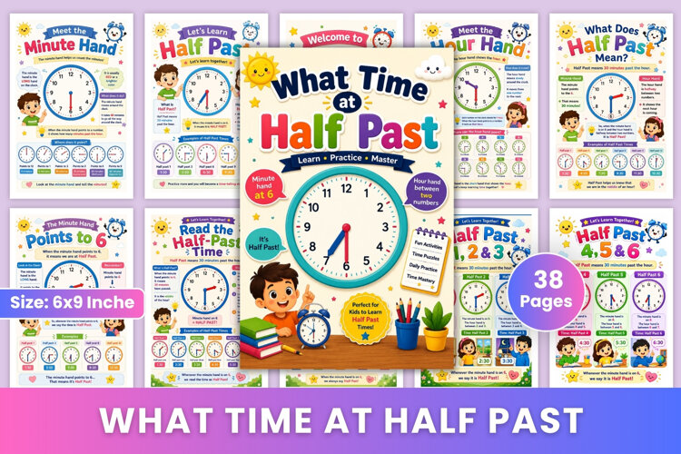 What Time at Half Past example image 1