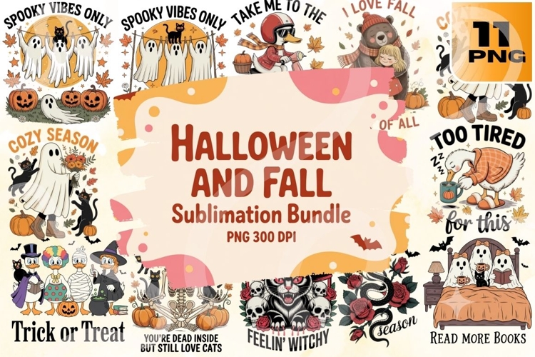 Halloween   Fall PNG Bundle 11