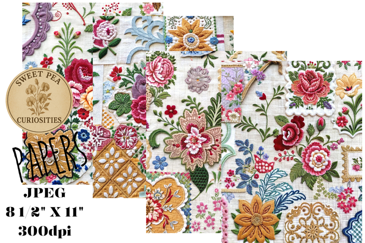 Shabby Chic, Papers, Junk Journal