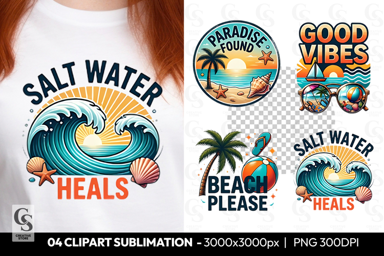 Salt Water Clipart sublimatoin PNG