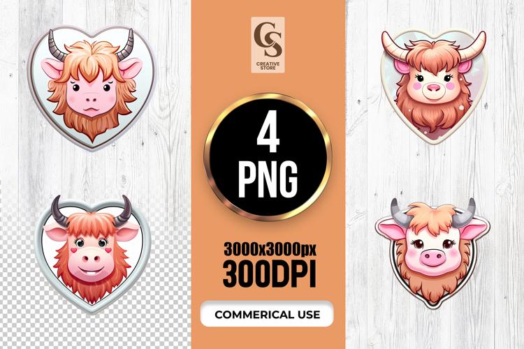 Cow Face Clipart Image 20