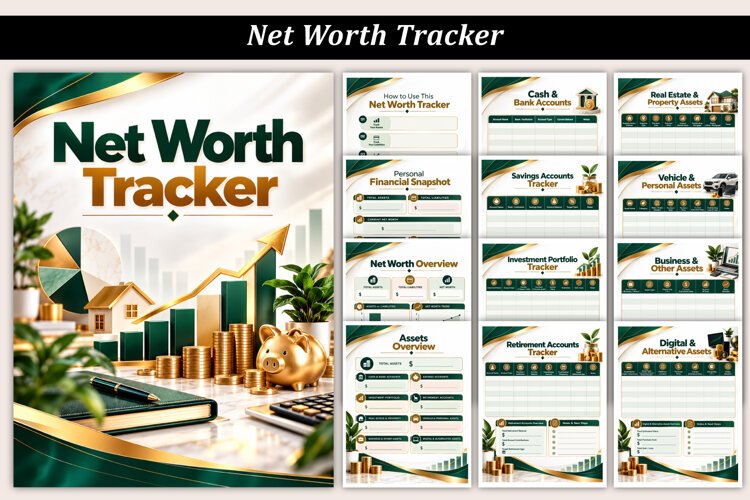 Net Worth Tracker example image 1