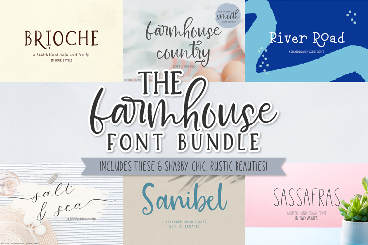 The Farmhouse Font Bundle